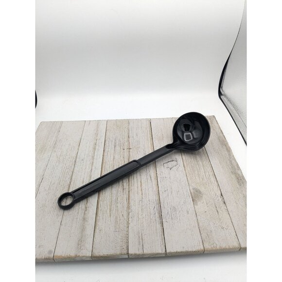 Farberware Solid Serving Ladle Black 11 3/4" Spoon Serving - Picture 1 of 7